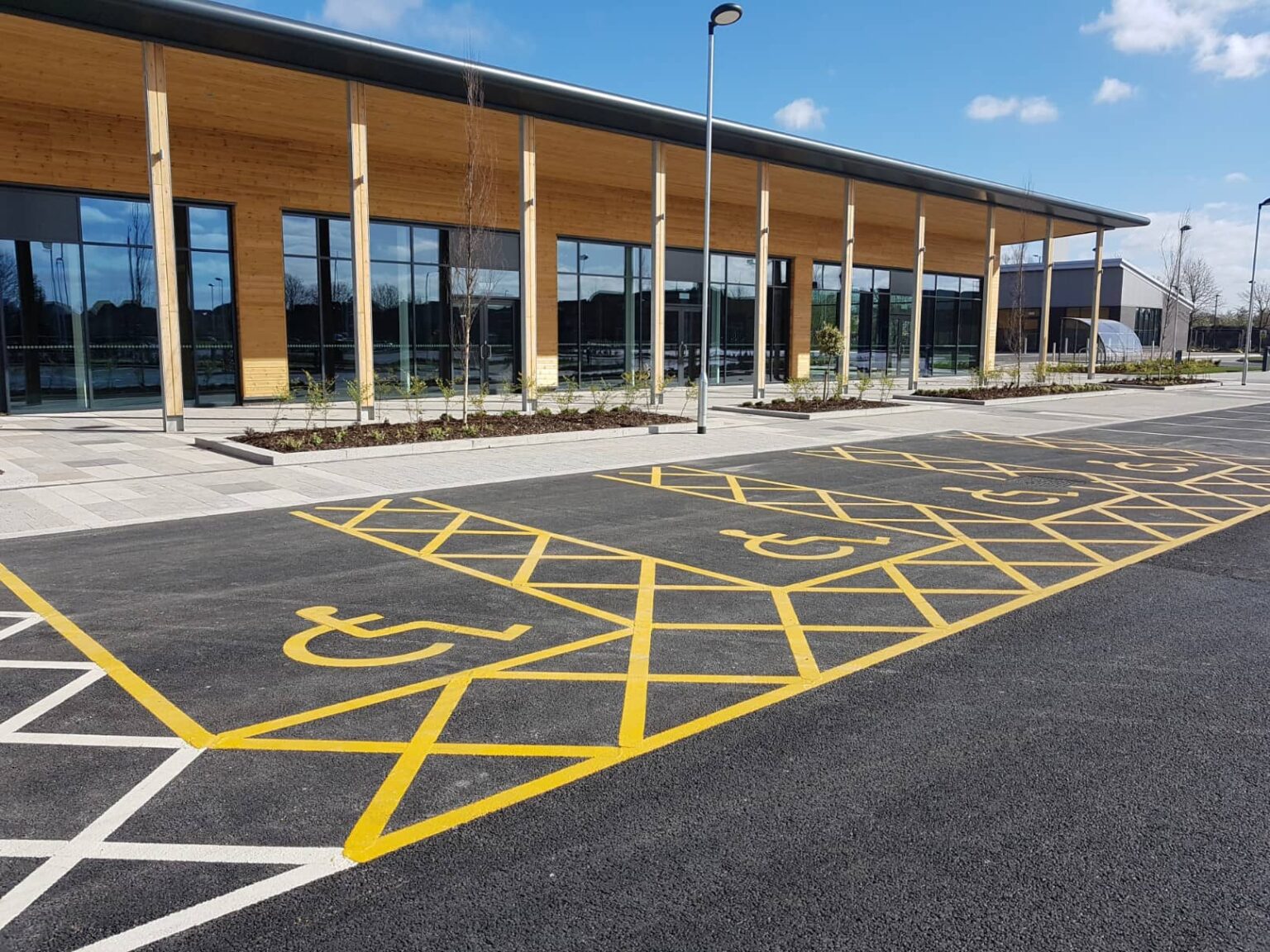 How often should car park markings be changed?